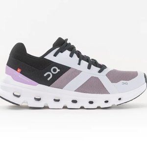 ON Women's Cloudrunner Heron Black Sz 8